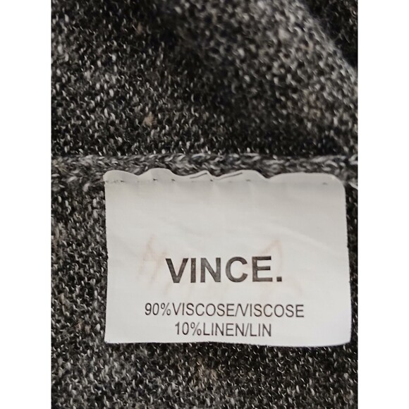 Vince Womens Sweater Gray Soft Linen Rayon Blend Lightweight Pullover Small - Picture 15 of 15